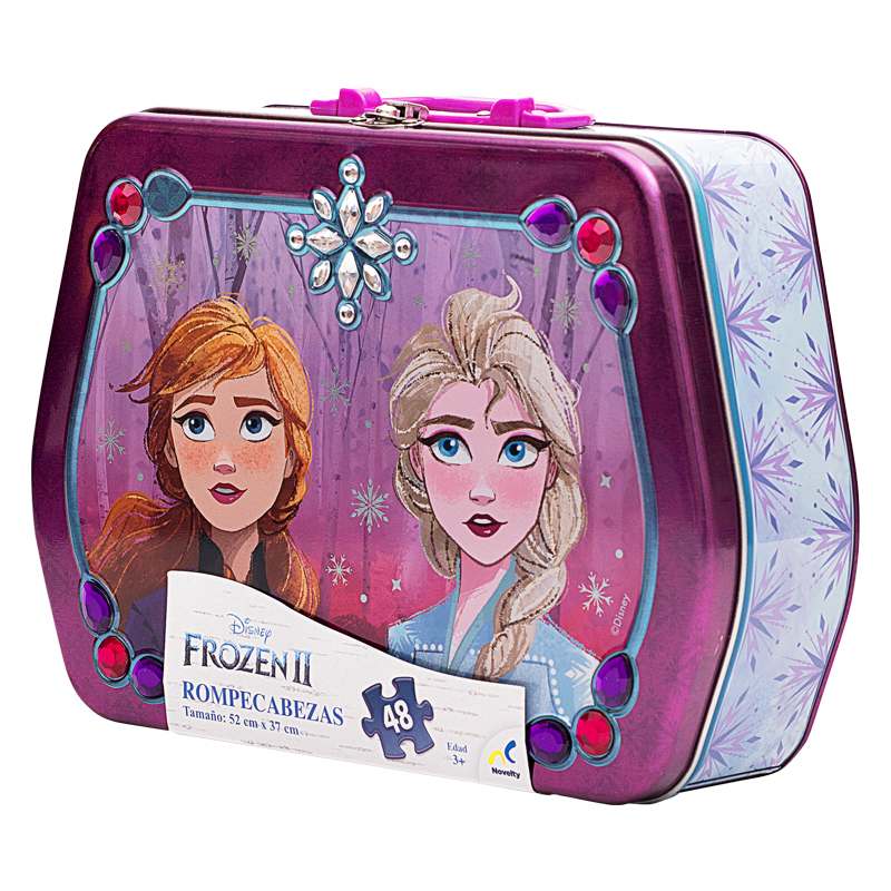 Rompecabezas Frozen II 48 piezas en Maletín con Piedras