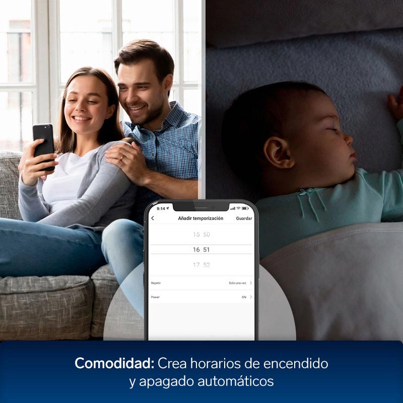 Foco LED Wi-Fi RGB+W multicolor de 10 W SHOME-120 