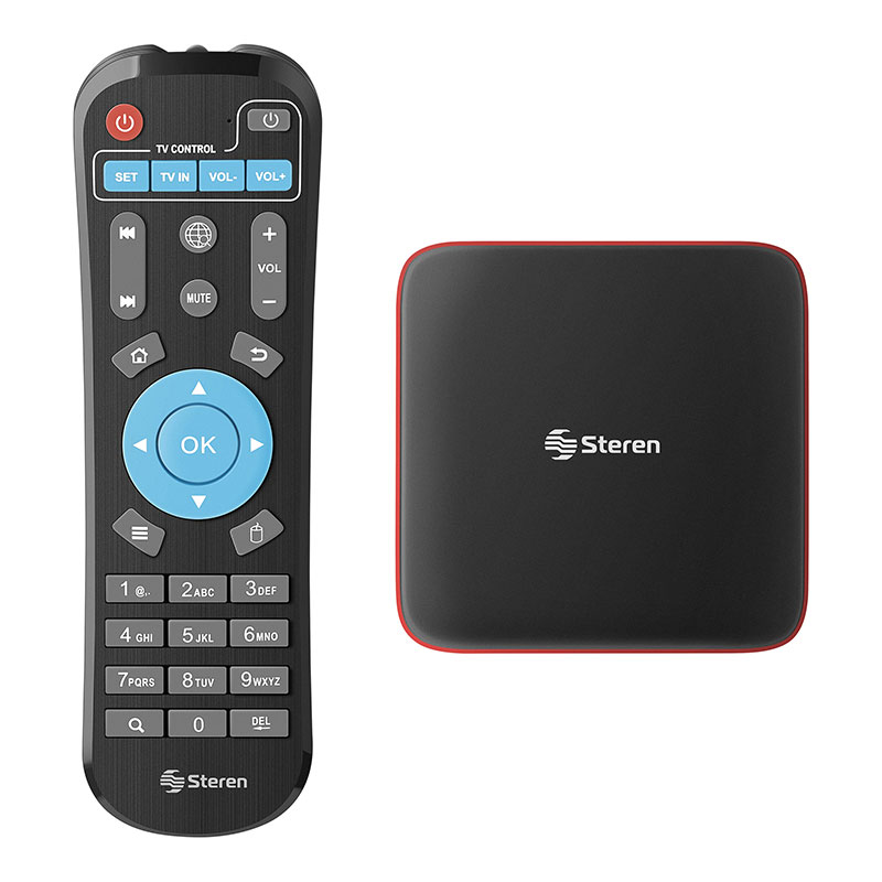 Steren INTV-110 Convertidor Smart TV Android TV Box, resolución Full HD,  fácil de instalar, Android, Wi-Fi y Ethernet