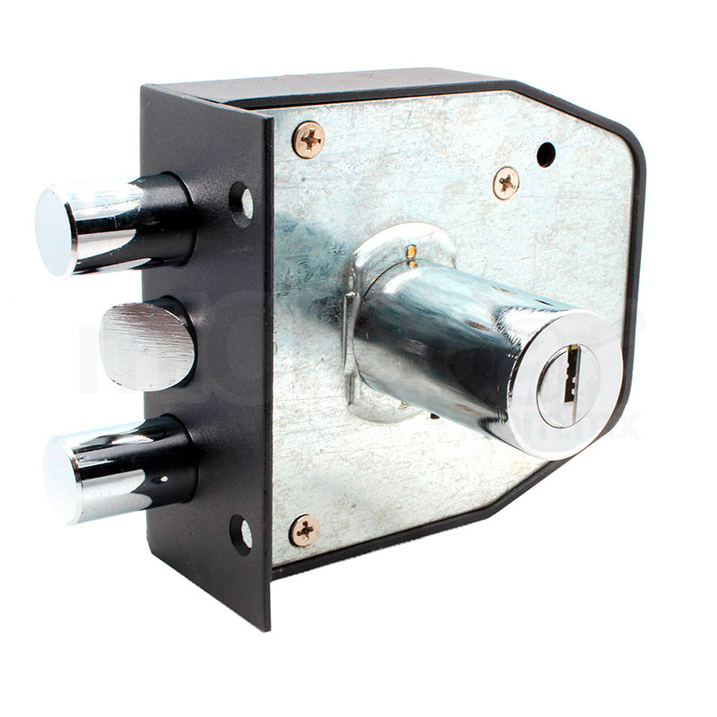 Cerradura Máxima Seguridad Sobreponer Tover S1 con 2 Bulones y LLave De Puntos