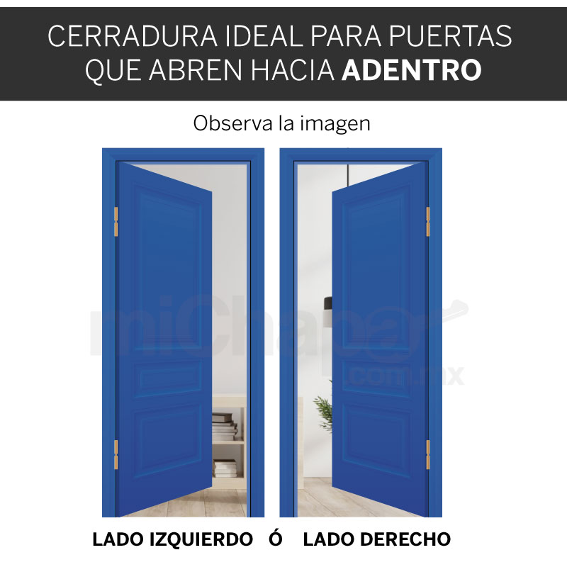 Cerradura Máxima Seguridad Sobreponer Tover S1 con 2 Bulones y LLave De Puntos