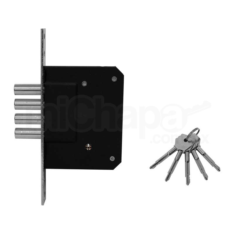 CERRADURA DEXTER 6372 LLAVE TETRA 4 BULONES ALTA SEGURIDAD DISCRETA