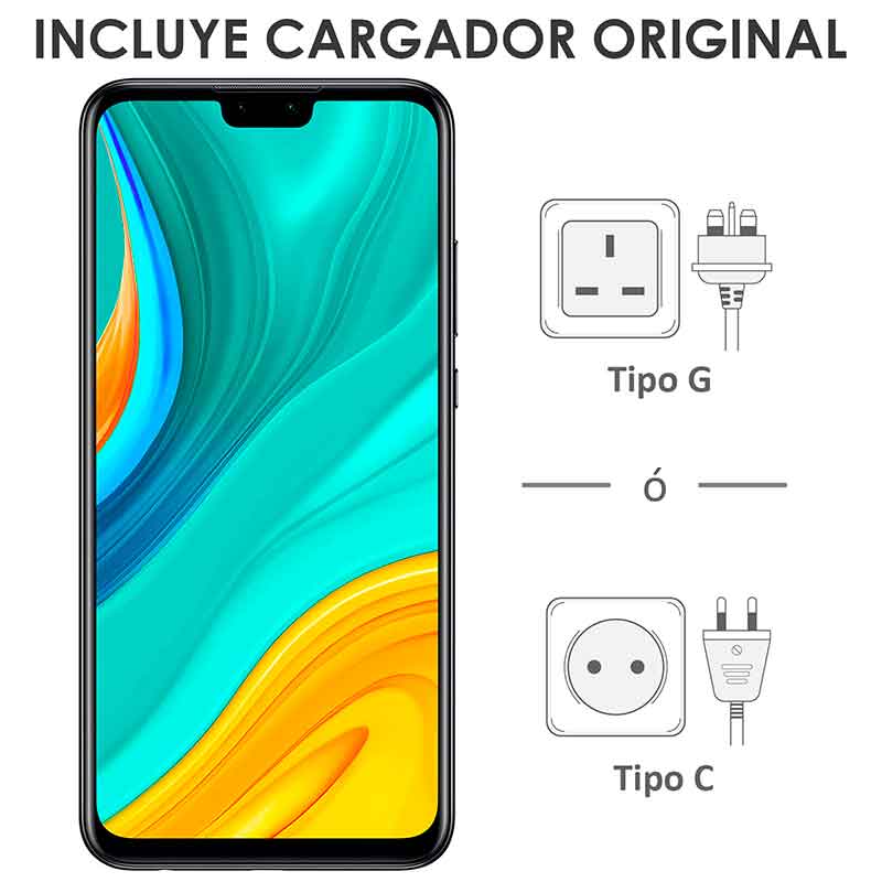 Celular HUAWEI Y8s 4GB 64GB IPS 6.5 FHD+ Doble Camara 48Mpx 