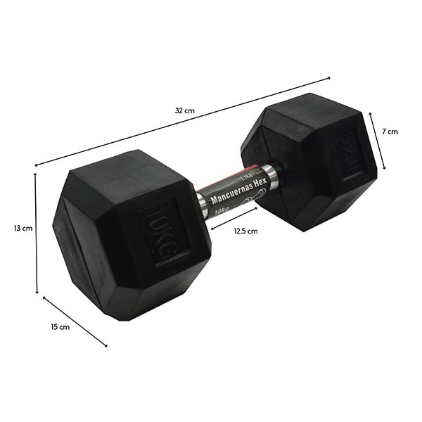 Par Mancuernas Pesa 10 Kg Likefit Para Entrenamiento