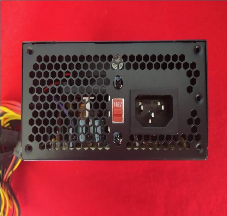 FUENTE PODER MICRO ATX 500W 204PINES VENTILADOR 80MM ENERGIA CORRIENTE PC ENSAMBLE GAMER CASA OFICI