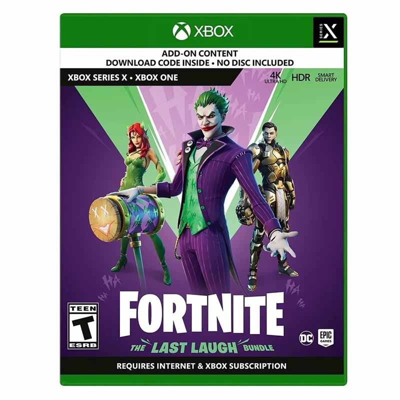 Xbox One Videojuego Fortnite Dc The Last Laugh Bundle