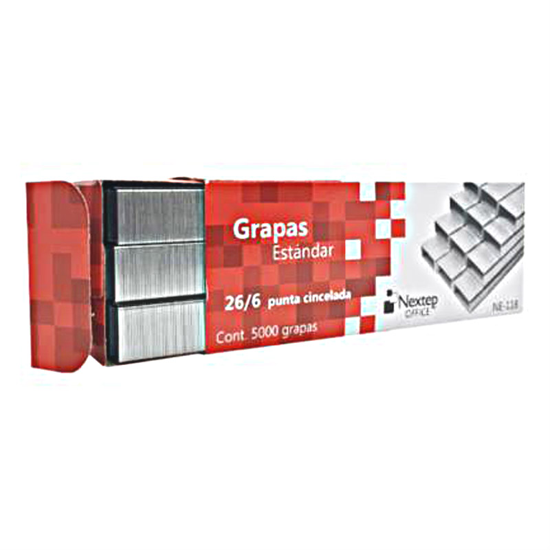Grapas Estándar Nextep 26/6 C/5000 grapas