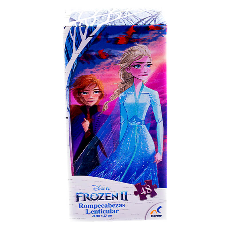 Rompecabezas Lenticular Torre Frozen II 48 piezas