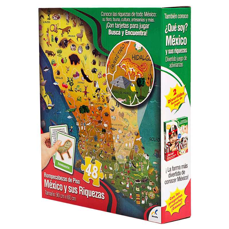 Rompecabezas Piso Republica Mexicana 48 piezas