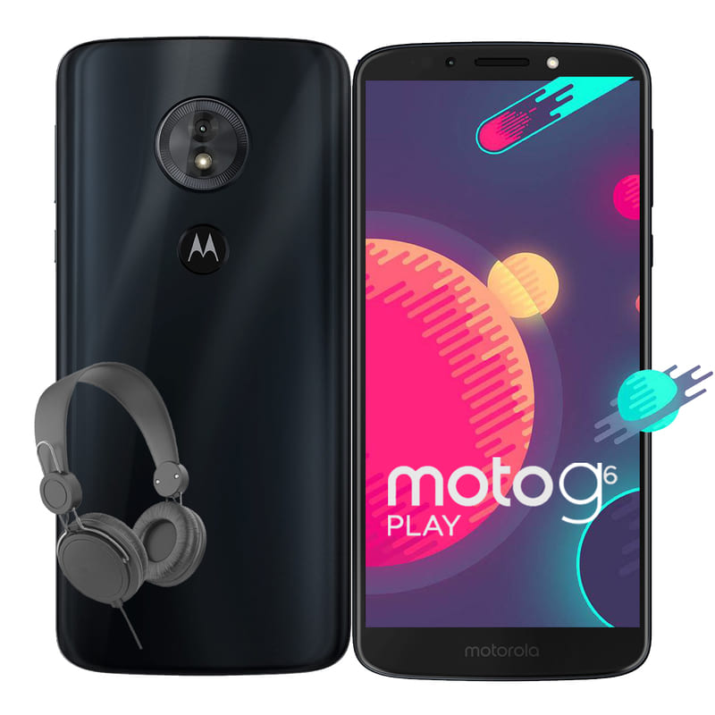 Celular Motorola Moto G6 Play / nuevo / desbloqueado/ 16GB + Audífonos