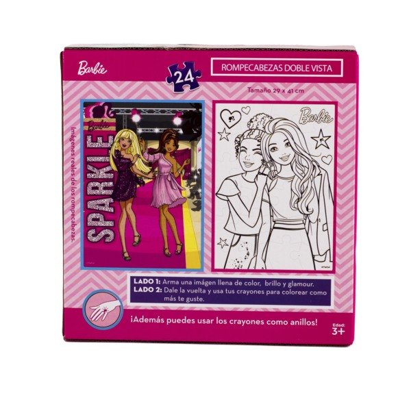 Rompecabezas Doble Vista Barbie Dreamtopia