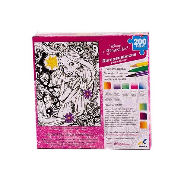 Rompecabezas para Colorear Mandalas Disney 200 piezas