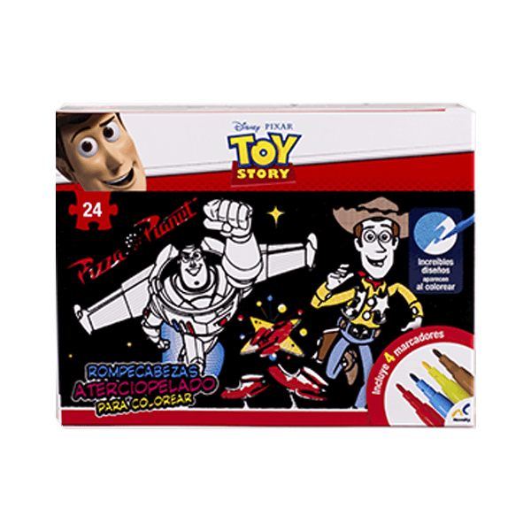 Rompecabezas Aterciopelado para Colorear Toy Story 4