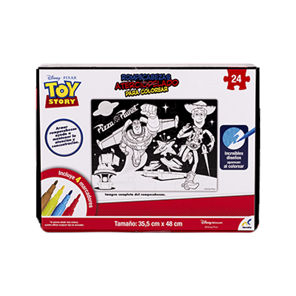Rompecabezas Aterciopelado para Colorear Toy Story 4