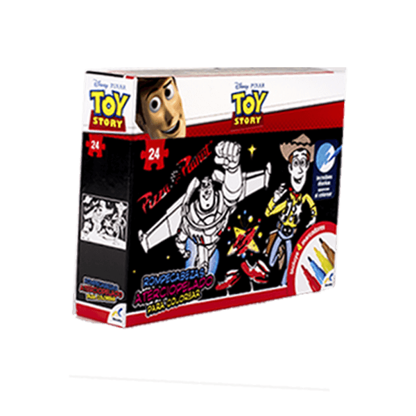 Rompecabezas Aterciopelado para Colorear Toy Story 4