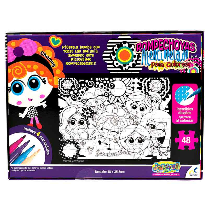 Rompecabezas Aterciopelado para Colorear Distroller 48 piezas