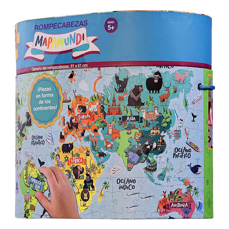 Rompecabezas para Niños Mapa Mundial Gigante Novelty