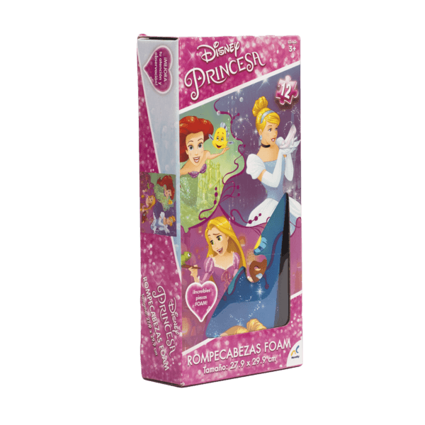 Rompecabezas Princesas Disney en Foam 12 Pz - Novelty
