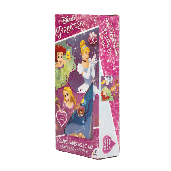 Rompecabezas Princesas Disney en Foam 12 Pz - Novelty