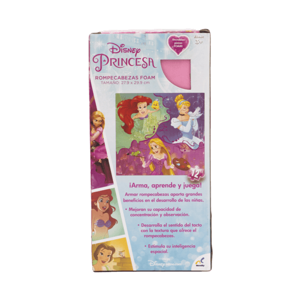 Rompecabezas Princesas Disney en Foam 12 Pz - Novelty