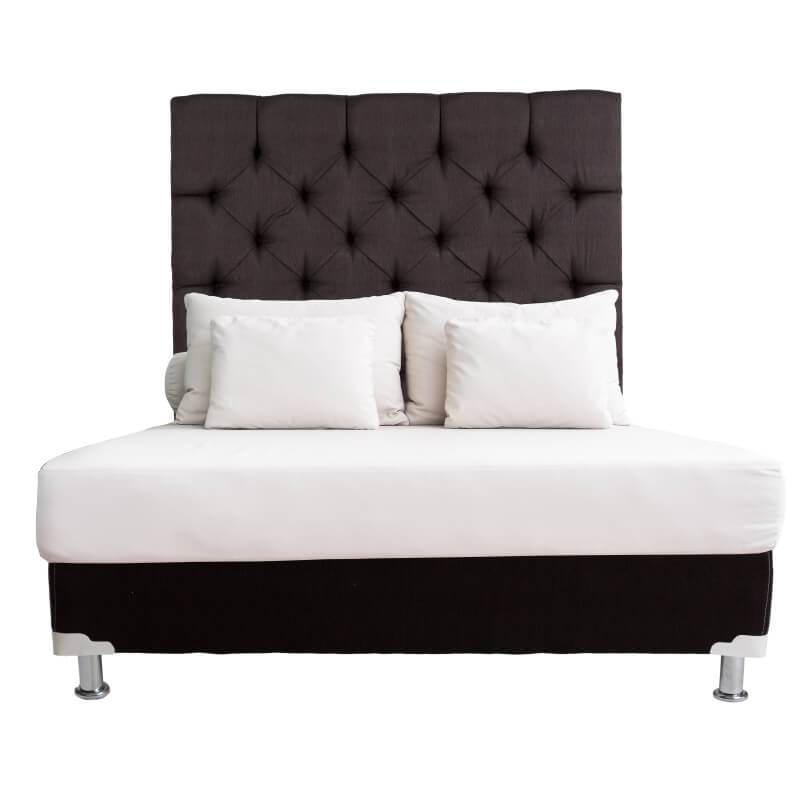 Cabecera Queen Size Café Capri + Box Dicasa