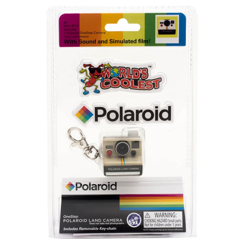 Worlds Coolest Polaroid Camera keychain