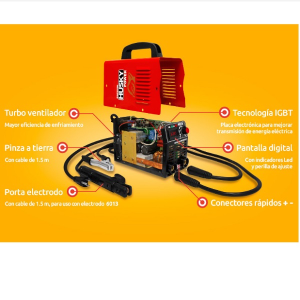 Soldadora Inversora Husky de 130A y 110V