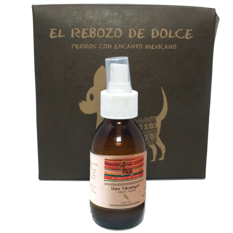 Aromaterapia natural de mascotas para energizar y vitalizar de 125 ml marca El Rebozo de Dolce