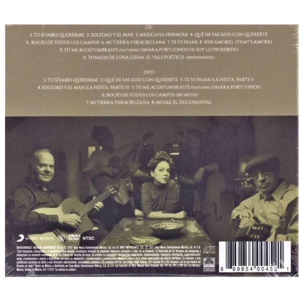 CD Natalia Lafourcade ~ Musas: Un homenaje al folclore latinoamericano (Volumen 1)