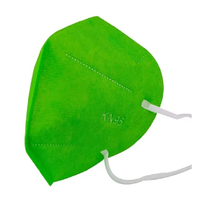 Cubrebocas Tapabocas 5 Capas Mascarilla Kn95 Pack 20 Piezas VERDE