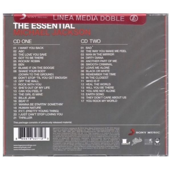 CD Michael Jackson ~ The essential (2CD)