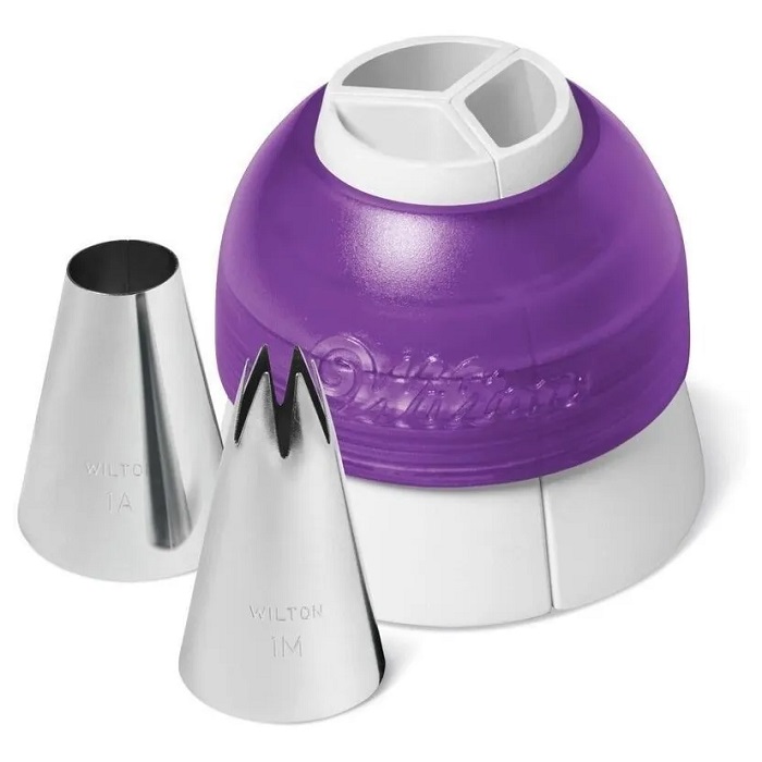 Kit Wilton Para Decorar Cupcakes: 2 Duyas, 6 Mangas Y 1 Cople triple