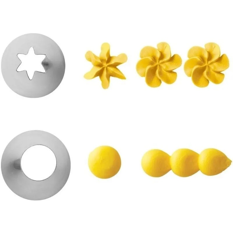 Kit Wilton Para Decorar Cupcakes: 2 Duyas, 6 Mangas Y 1 Cople triple