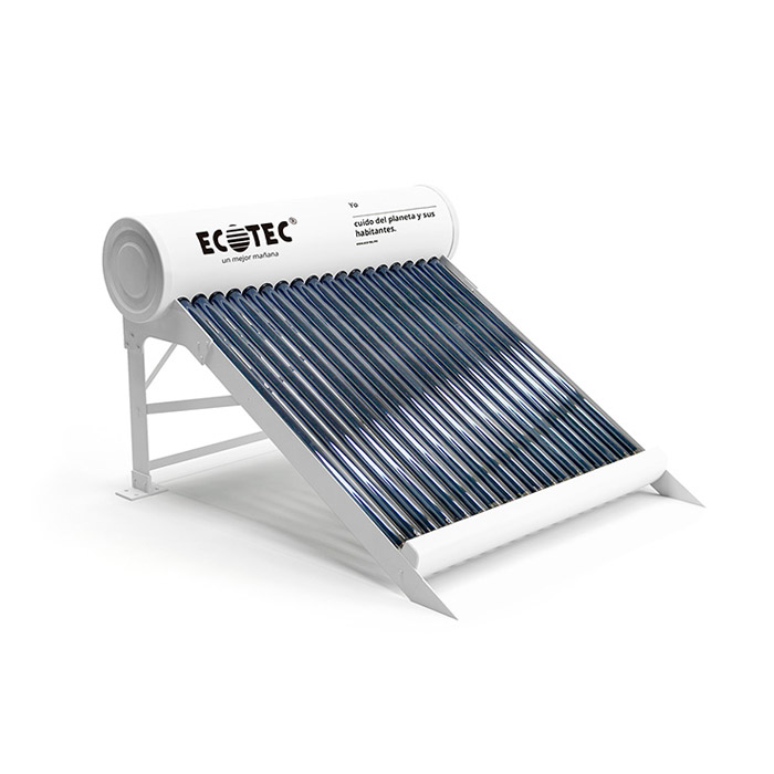 Calentador solar 18 tubos baja presión 