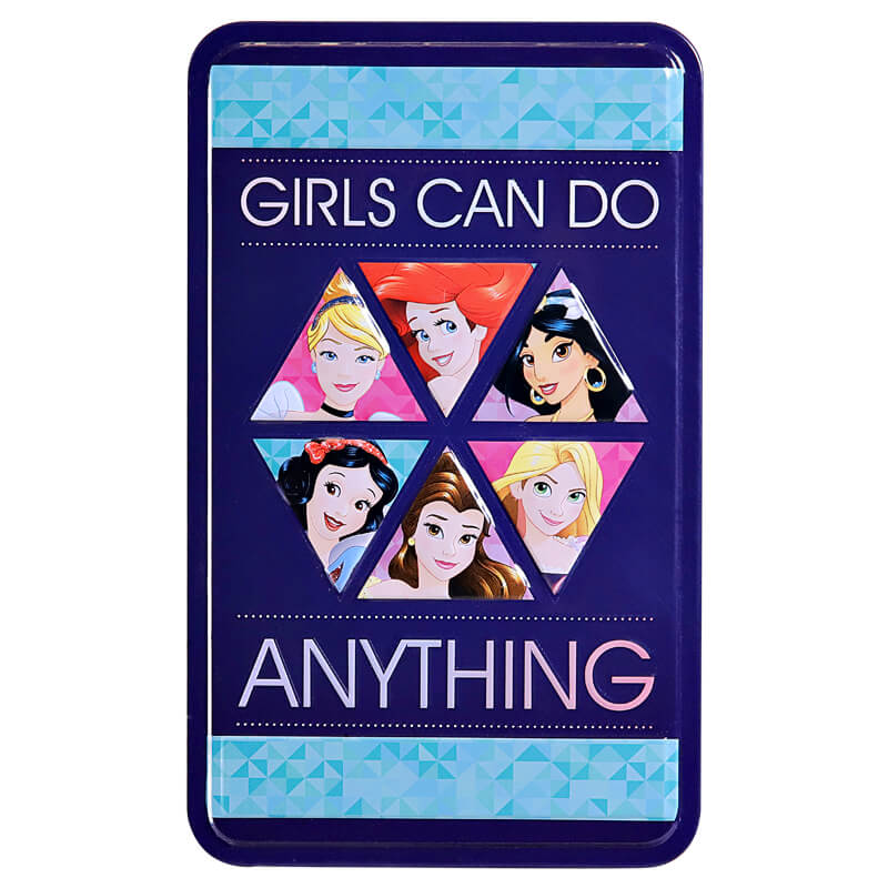 Dominó para Niños en Caja Metálica de Princesas Novelty