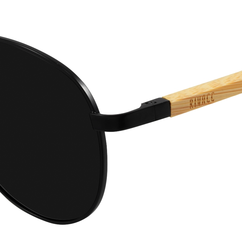 Lentes de sol polarizados Rivacc | Berlin - Black sky
