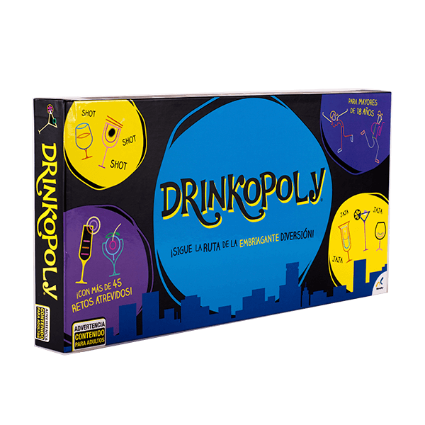 Juego de Mesa para Fiestas Drinkopoly Novelty