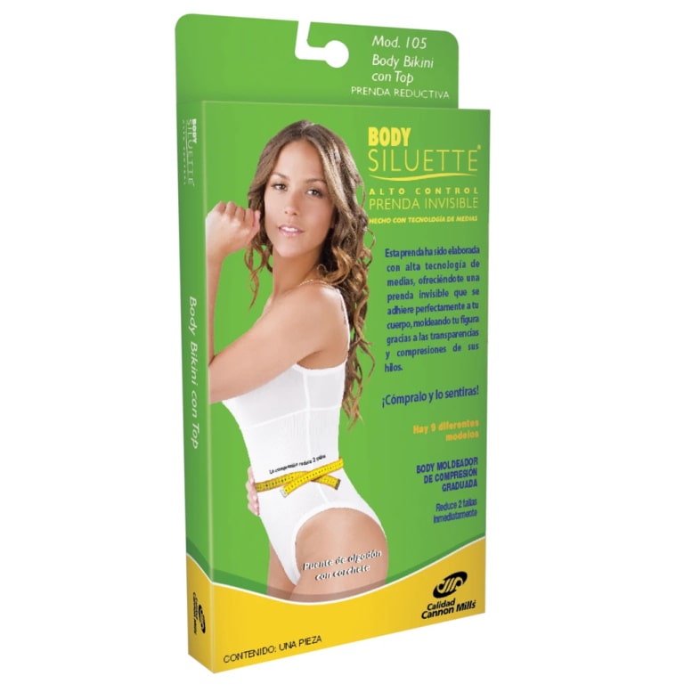 Faja Body Bikini Con Top Tecnología De Media Modelo 105 Body Siluette