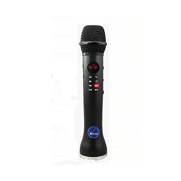 Micrófono Karaoke Inalámbrico Bocina Bluetooth y Grabadora K-box 4 en 1 