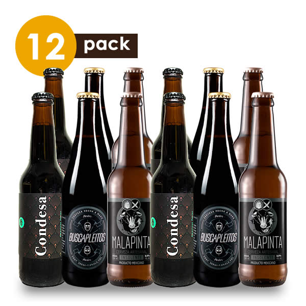 Cerveza Artesanal Porter Cervexxa Beerpack 12