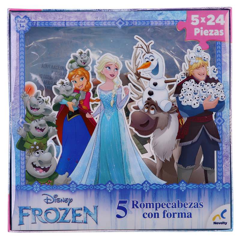 5 Rompecabezas con forma Frozen