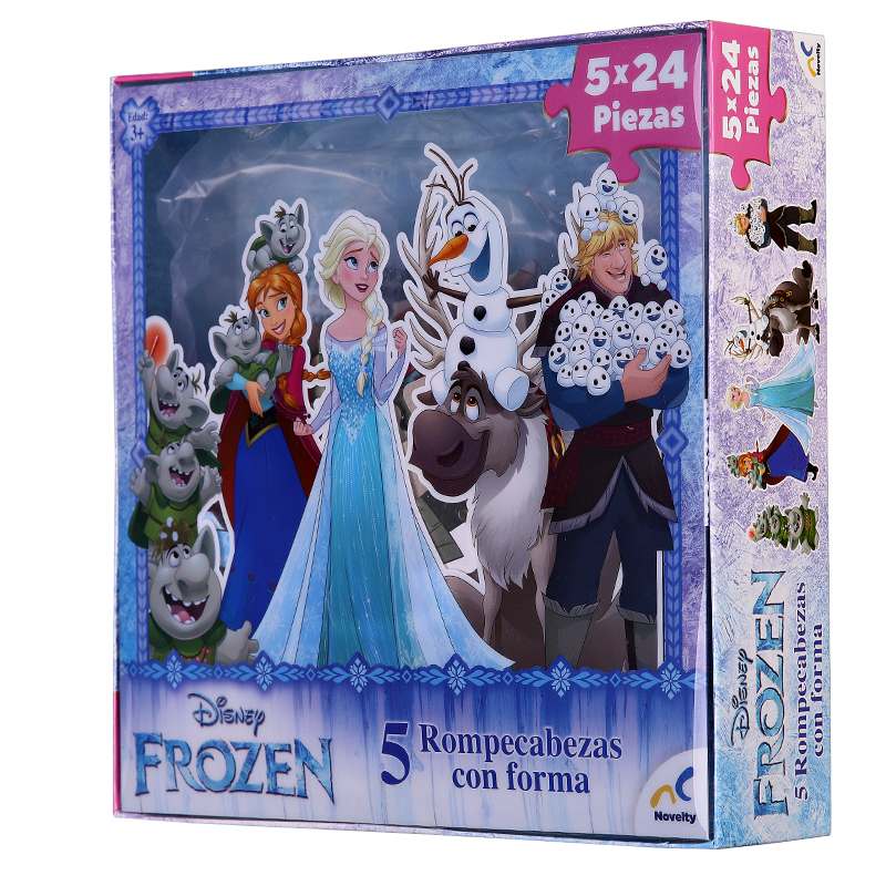 5 Rompecabezas con forma Frozen