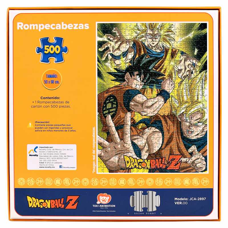 Rompecabezas de Colección Dragon Ball Z 500 Piezas Novelty