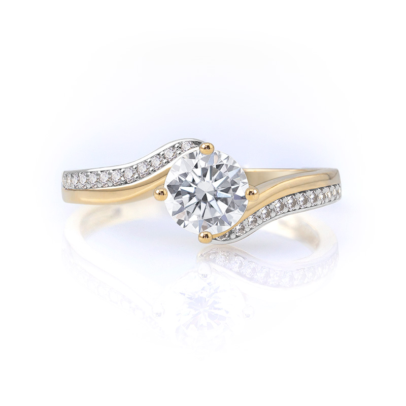 ANILLO DE COMPROMISO MARBELLA ORO 10K ABBA JOYAS