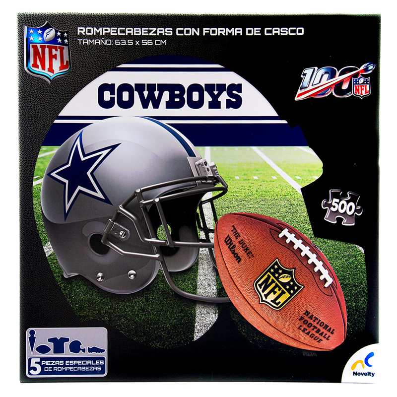 Rompecabezas NFL 500 piezas en forma de casco