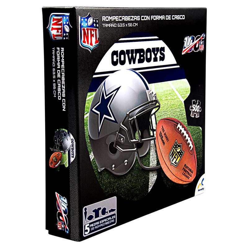 Rompecabezas NFL 500 piezas en forma de casco