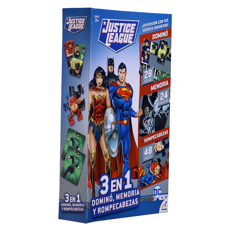 Set de Juegos 3 en 1 Liga de la Justicia Core