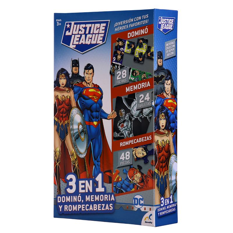 Set de Juegos 3 en 1 Liga de la Justicia Core