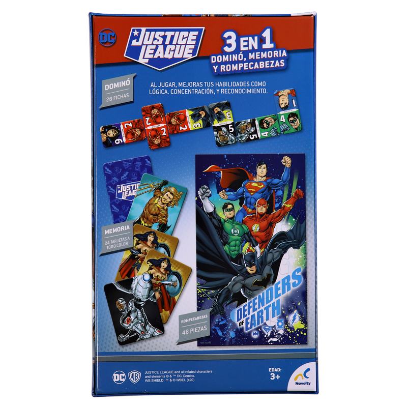 Set de Juegos 3 en 1 Liga de la Justicia Core