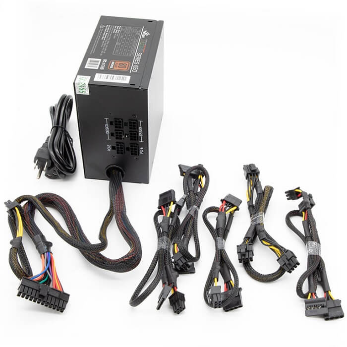 Fuente De Poder YeYian Raiden Serie 650 650W 80 Plus BRONZE Modular FR-46201